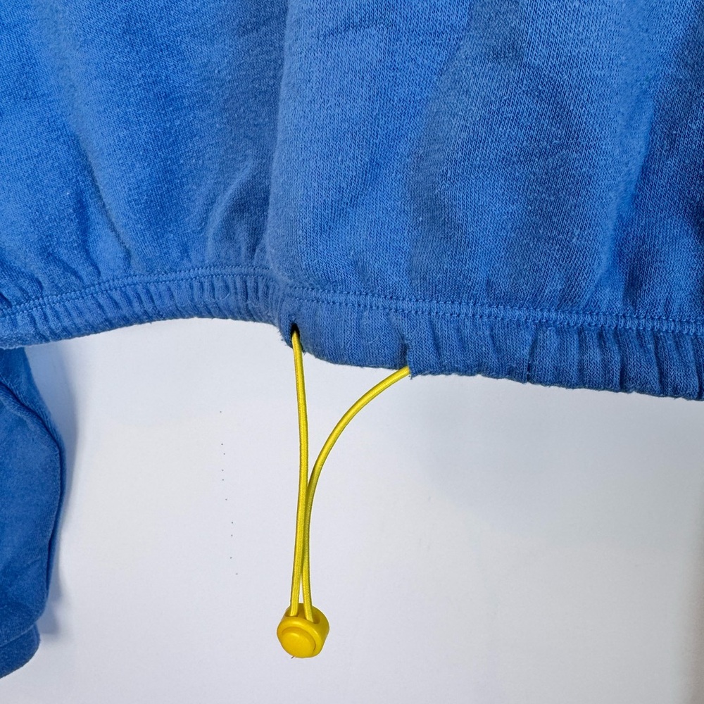 Savvi Tara Crop Sweatshirt in Cobalt Blue Size Small - Picture 4 of 7